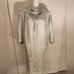 Mint Green Silk dress